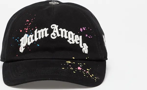 Palm Angels Čepica Palm Angels Curved Logo Painted Cap Black/ Multicolor Universal