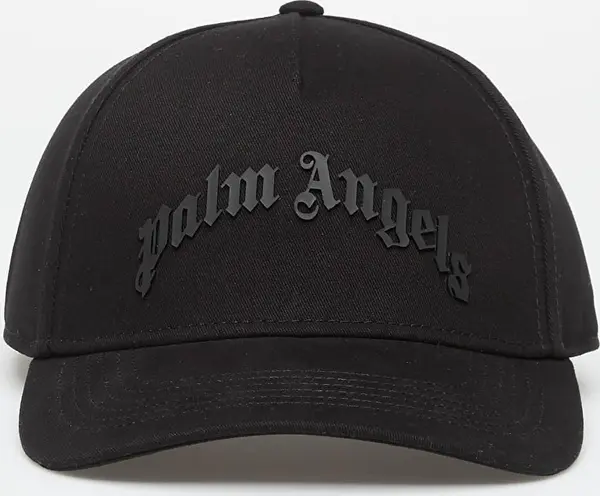 Palm Angels Čepica Palm Angels Curved Logo Tonal Cap Black/ Black Universal