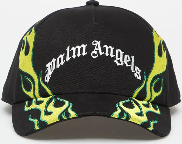 Palm Angels Čepica Palm Angels Flames Curved Logo Cap Black/ Off White Universal