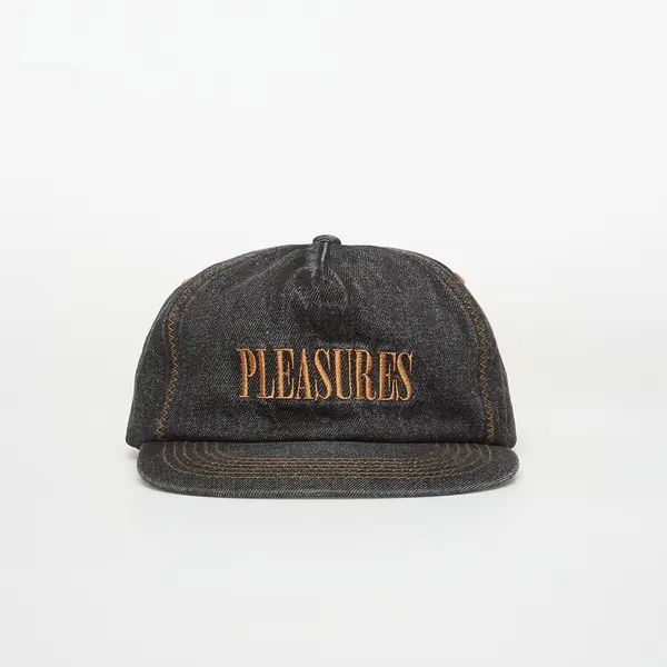 PLEASURES Čepica PLEASURES Zig Zag Denim Cap Black Universal