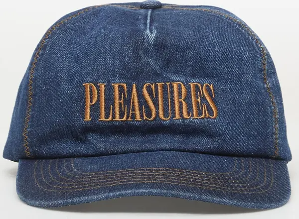 PLEASURES Čepica PLEASURES Zig Zag Denim Cap Indigo Universal