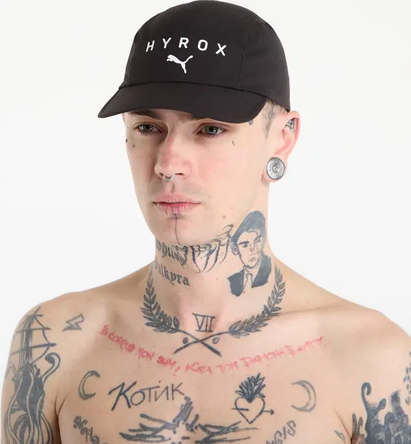 Puma Čepica Puma x HYROX 5 Panel Cap Puma Black Universal