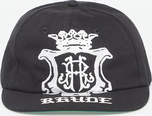 Rhude Čepica Rhude Grand Cru Crest Curved Brim Hat Black/ White Universal