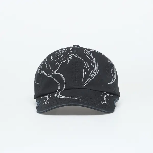 ROA Čepica ROA Ryli Embriodered 6 Panel Cap Washed Black Universal