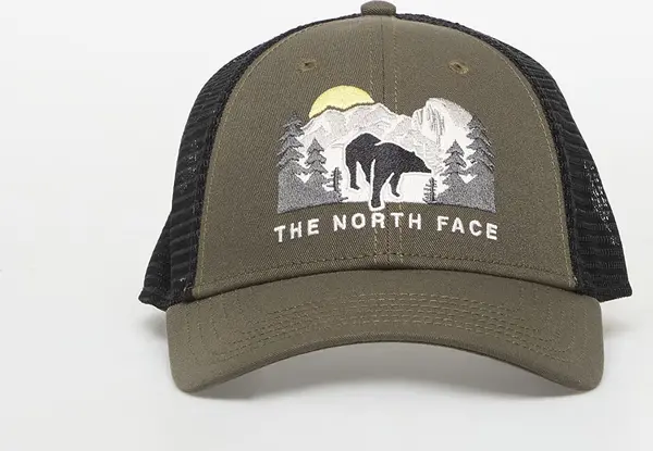 The North Face Čepica The North Face Embroidered Mudder Trucker Cap New Taupe Green/ Bear Graphic Universal
