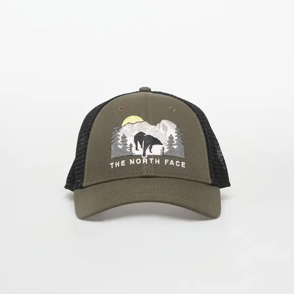 The North Face Čepica The North Face Embroidered Mudder Trucker Cap New Taupe Green/ Bear Graphic Universal