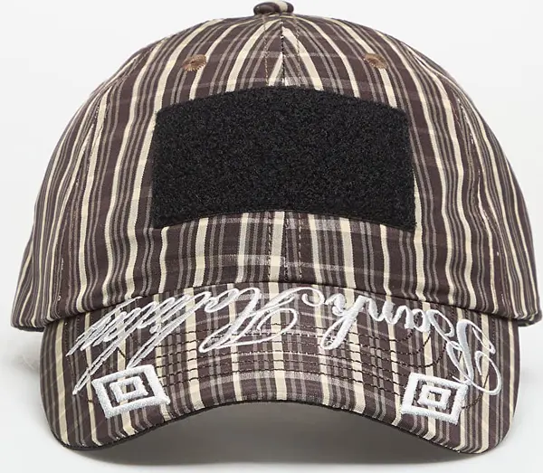 Umbro Čepica Umbro by SlamJam Check Hazard Cap Beige/ Dark Brown Universal