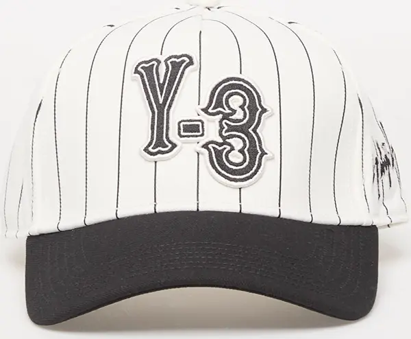Y-3 Čepica Y-3 Pinstripe Cap Chalk White M