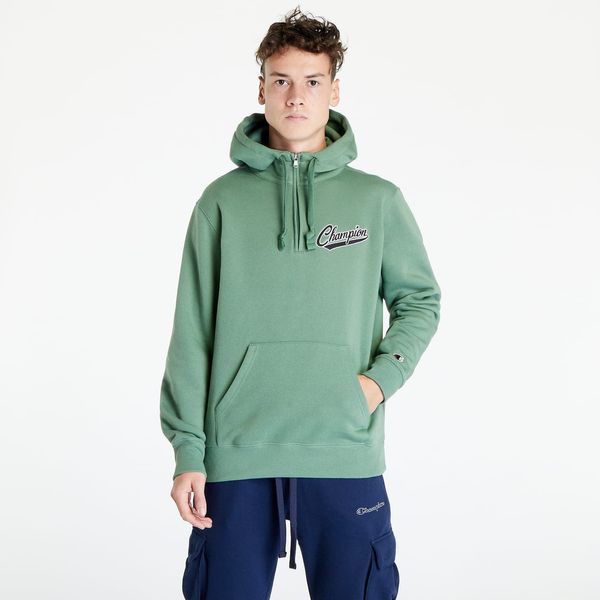 Champion Champion Varsity Hooded Half Zip Sweatshirt Green