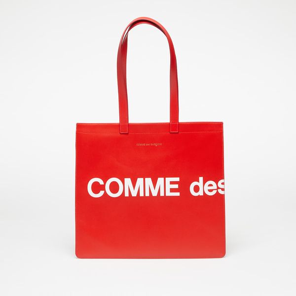 Comme des Garçons Wallets Comme des Garçons Huge Logo Tote Bag Red