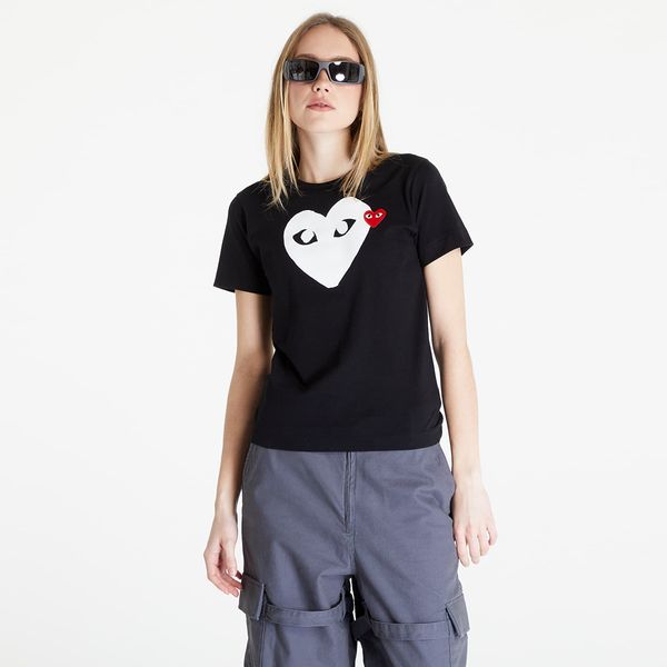 Comme des Garçons PLAY Comme des Garçons PLAY Heart Logo Short Sleeve Tee Black