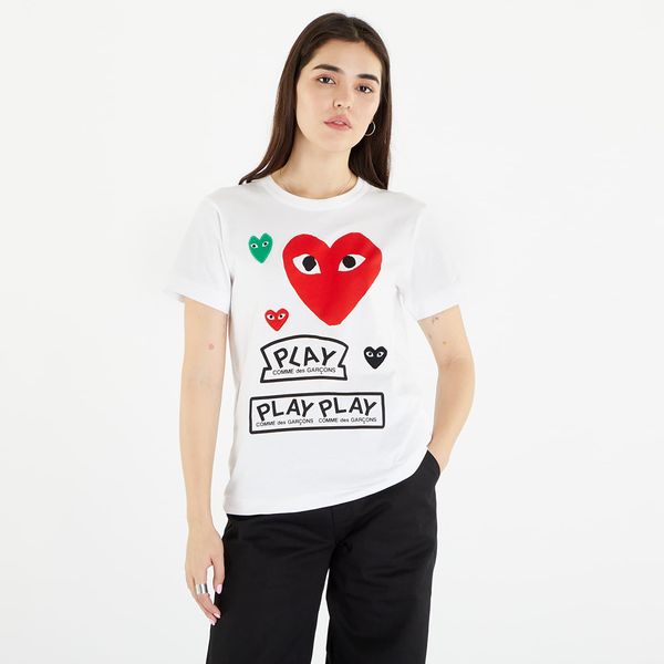 Comme des Garçons PLAY Comme des Garçons PLAY Heart Logo Tee White