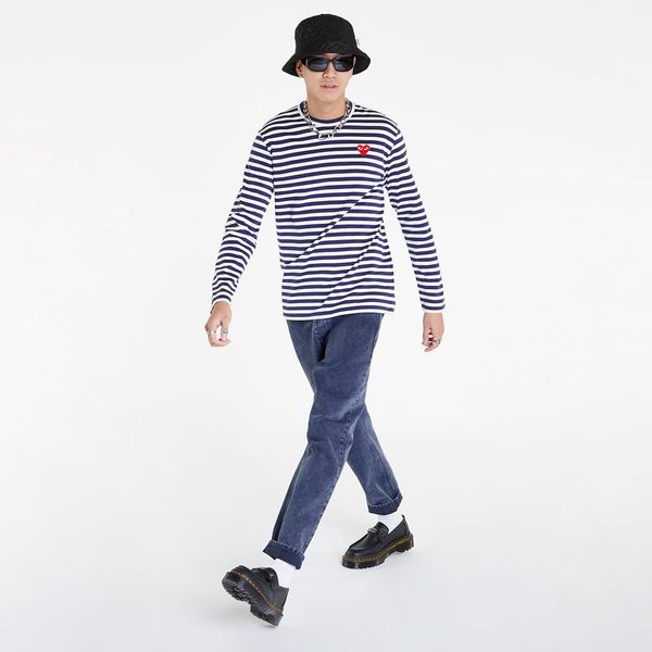 Comme des Garçons PLAY Comme des Garçons PLAY Long Sleeve Tee Blue