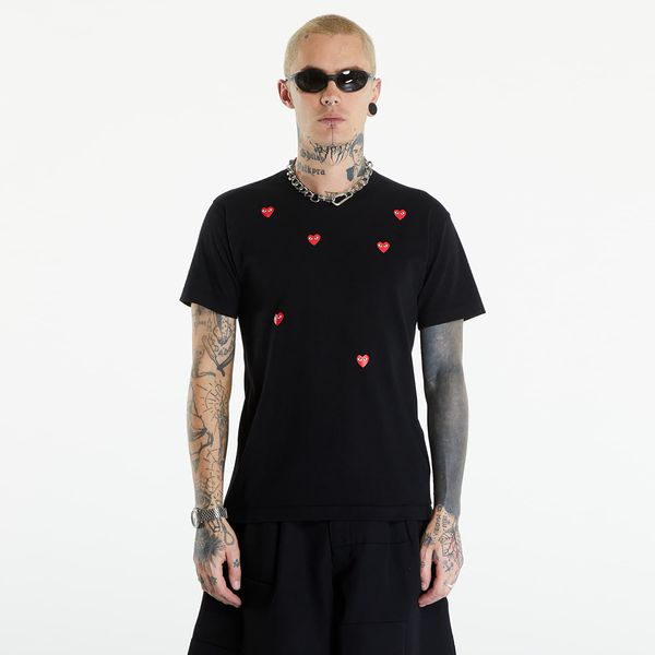 Comme des Garçons PLAY Comme des Garçons PLAY Short Sleeve Logo Print T-Shirt UNISEX Black