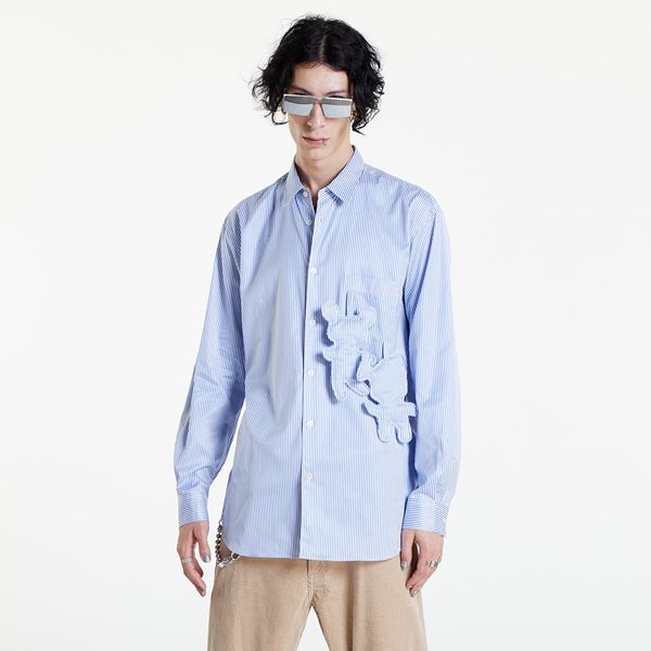 Comme des Garçons SHIRT Comme Des Garçons SHIRT Mens Striped Shirt Woven White / Blue