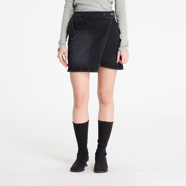 Daily Paper Daily Paper Mongram Wrap Denim Skirt Black L