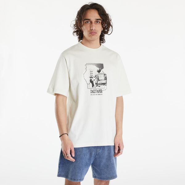Daily Paper Daily Paper Place Of Origin Short Sleeve T-Shirt Frost White