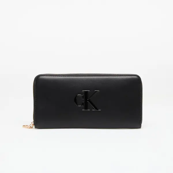 Calvin Klein Denarnica Calvin Klein Bold Ck Long Zip Around Black Universal