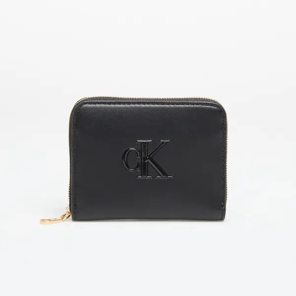 Calvin Klein Denarnica Calvin Klein Bold Ck Medium Zip Around Black Universal