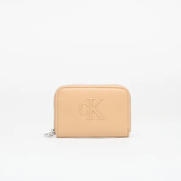 Calvin Klein Denarnica Calvin Klein Bold Ck Medium Zip Around Tannin Universal