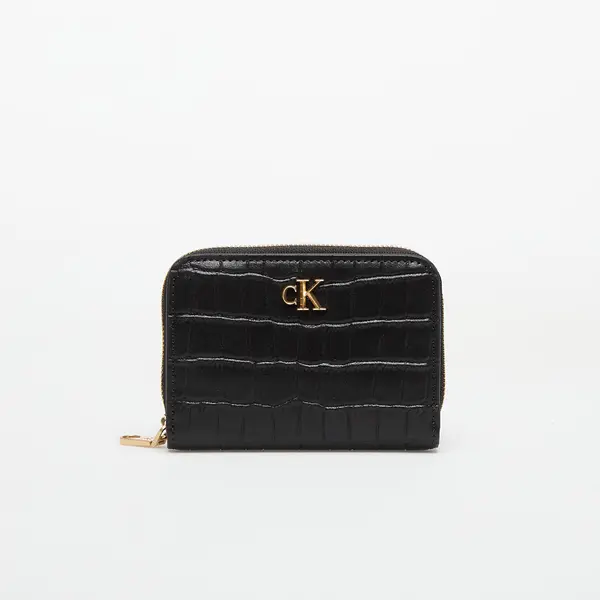 Calvin Klein Denarnica Calvin Klein Croc Medium Flap Wallet Black Universal