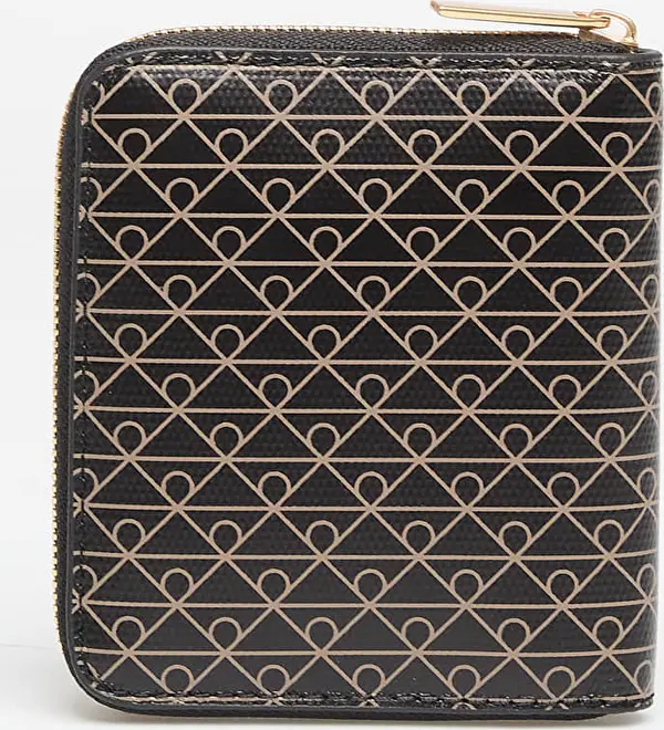 Calvin Klein Denarnica Calvin Klein Emblem Aop Square Zip Around Black Universal