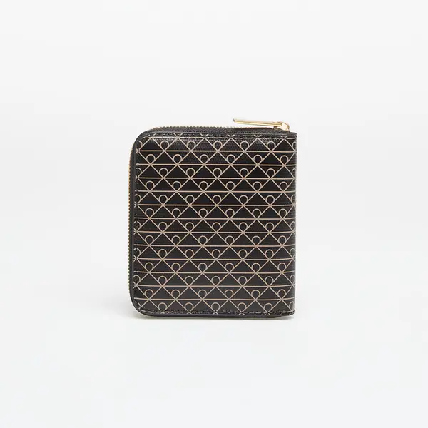 Calvin Klein Denarnica Calvin Klein Emblem Aop Square Zip Around Black Universal