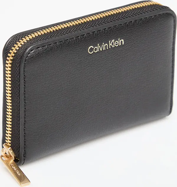 Calvin Klein Denarnica Calvin Klein Foil Logo Medium Zip Around Black Universal