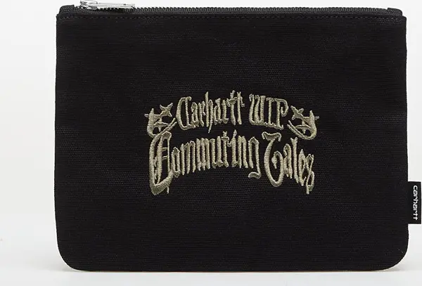 Carhartt WIP Denarnica Carhartt WIP Canvas Graphic Zip Wallet Commuting Tales Embroidery/ Black Universal
