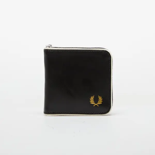 FRED PERRY Denarnica FRED PERRY Classic Zip Around Wallet Black/ Ecru Universal