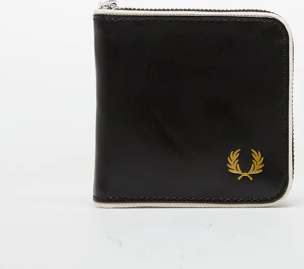 FRED PERRY Denarnica FRED PERRY Classic Zip Around Wallet Black/ Ecru Universal