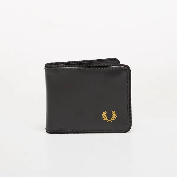 FRED PERRY Denarnica FRED PERRY Tonal Coated Polyester Billfol Black/ Gold Universal