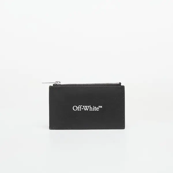 Off-White Denarnica Off-White Bookish Zipped Card Case Black Universal