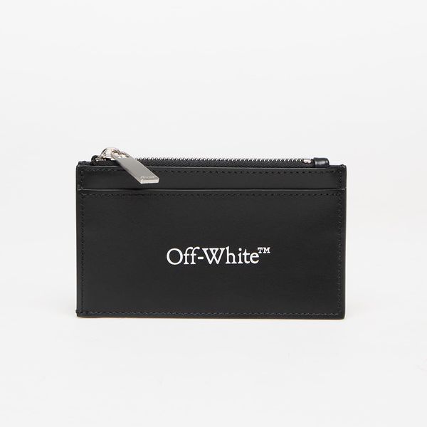 Off-White Denarnica Off-White Bookish Zipped Card Holder Black/ White Universal