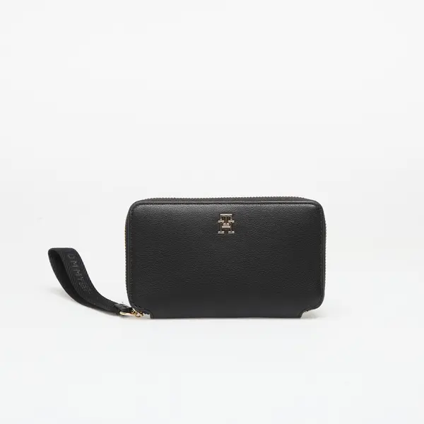 Tommy Hilfiger Denarnica Tommy Hilfiger Logotape Compact Zip Around Wallet Black Universal
