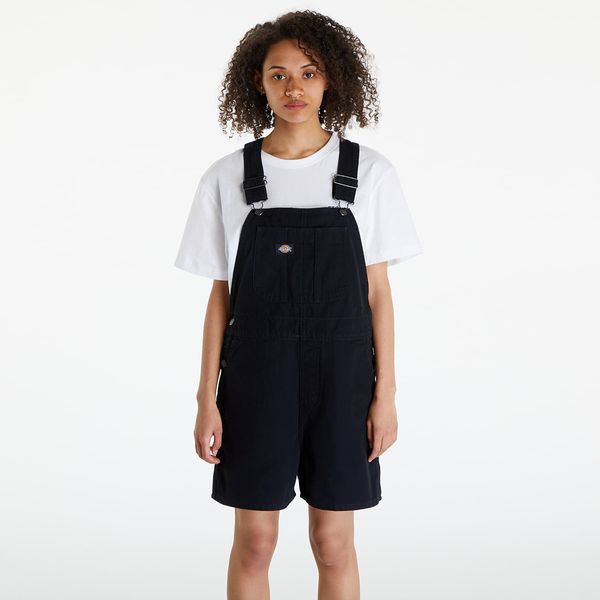 Dickies Dickies Duck Canvas Short Bib Stone Washed Black