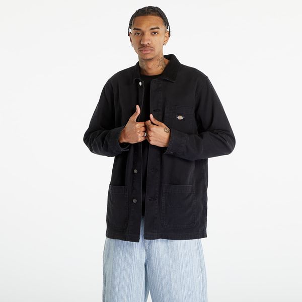 Dickies Dickies Duck Canvas Unlined Chore Coat Stone Washed Black