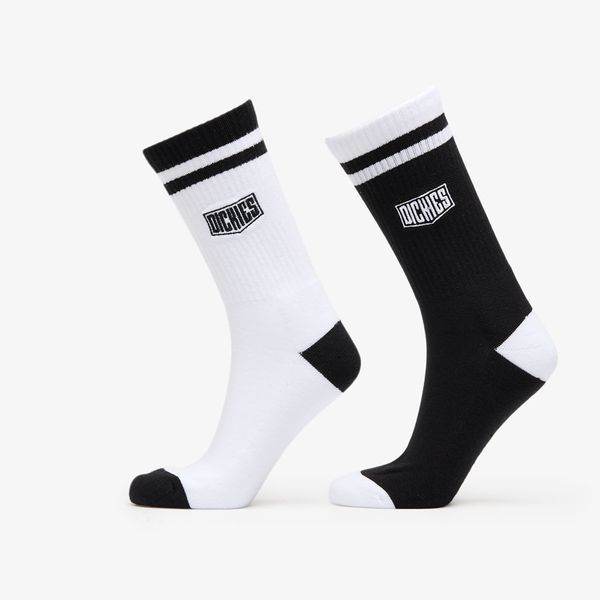 Dickies Dickies Philipsburg Socks 2-Pack White/ Black L