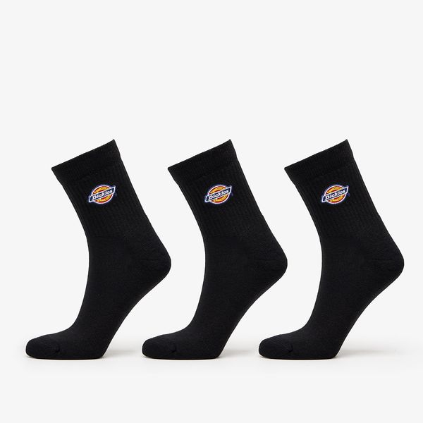 Dickies Dickies Valley Grove Mid Socks 3-Pack Black 43-46