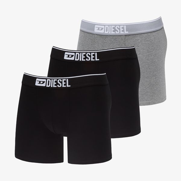 Diesel Diesel Umbx-Sebastianthreepac Boxer Long 3-Pack Black/ Grey