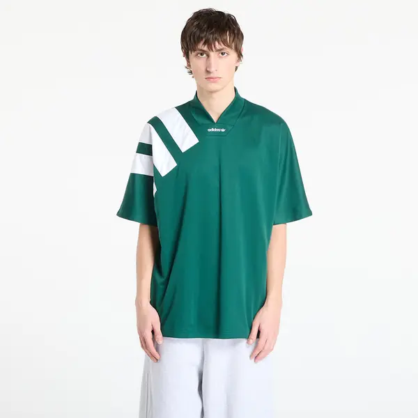 adidas Originals Dres adidas Adicolor Blocked Jersey Collegiate Green/ White M