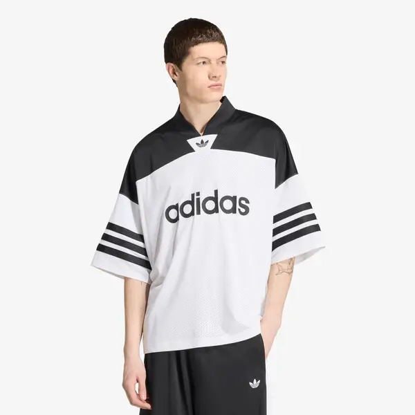 adidas Originals Dres adidas Adicolor Oversized American Football Jersey White/ Black M