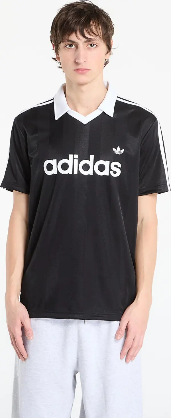 adidas Originals Dres adidas Archive Collar Engineered Jersey Black XL