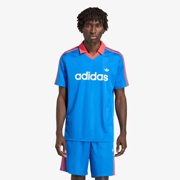 adidas Originals Dres adidas Archive Collar Engineered Jersey Blue M