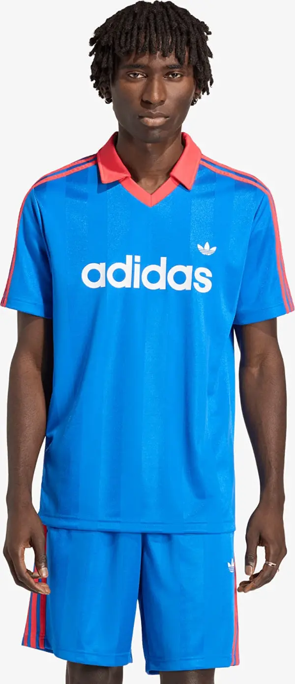 adidas Originals Dres adidas Archive Collar Engineered Jersey Blue S