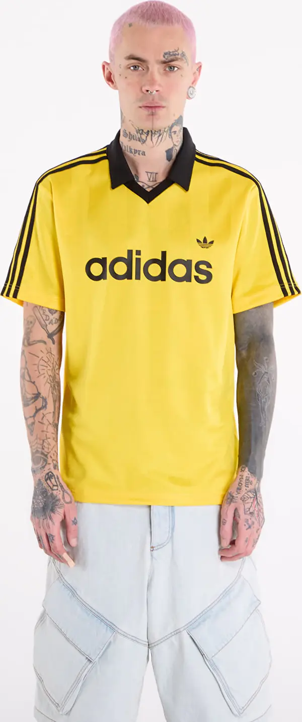 adidas Originals Dres adidas Archive Collar Engineered Jersey Eqt Yellow M