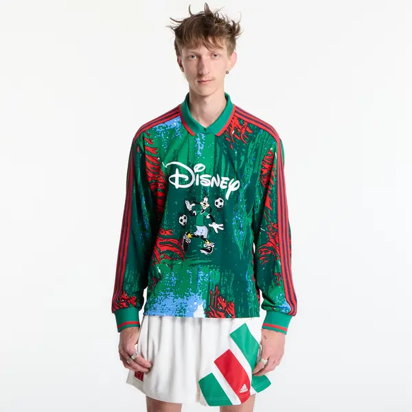adidas Originals Dres adidas Brain Dead Disney Long Sleeve Jersey Red/ Bold Green/ Blue L