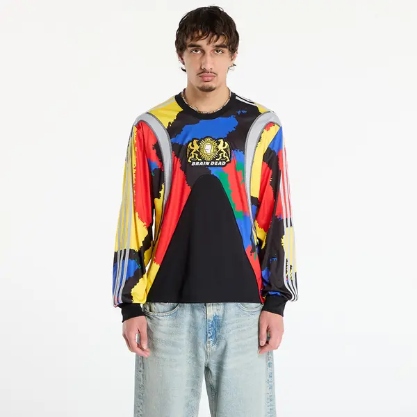 adidas Originals Dres adidas Brain Dead Long Sleeve Jersey Black/ Eqt Yellow L