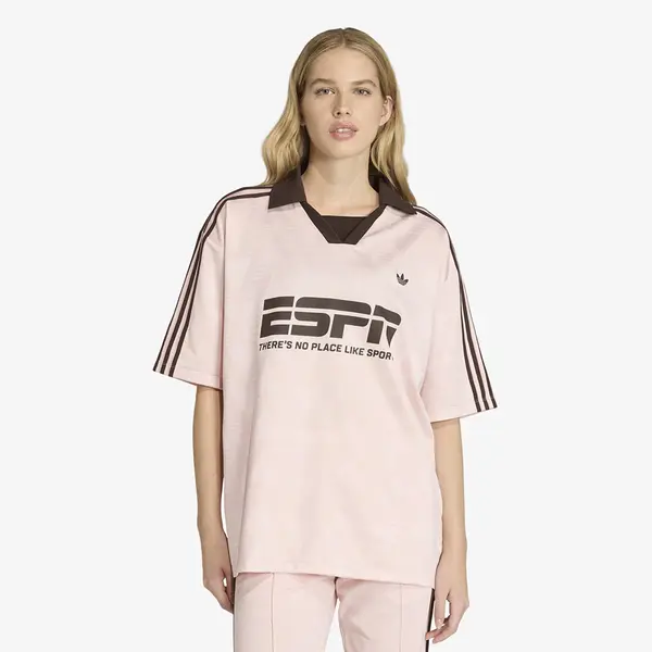 adidas Originals Dres adidas Football Jersey Sponsor Sandy Pink S