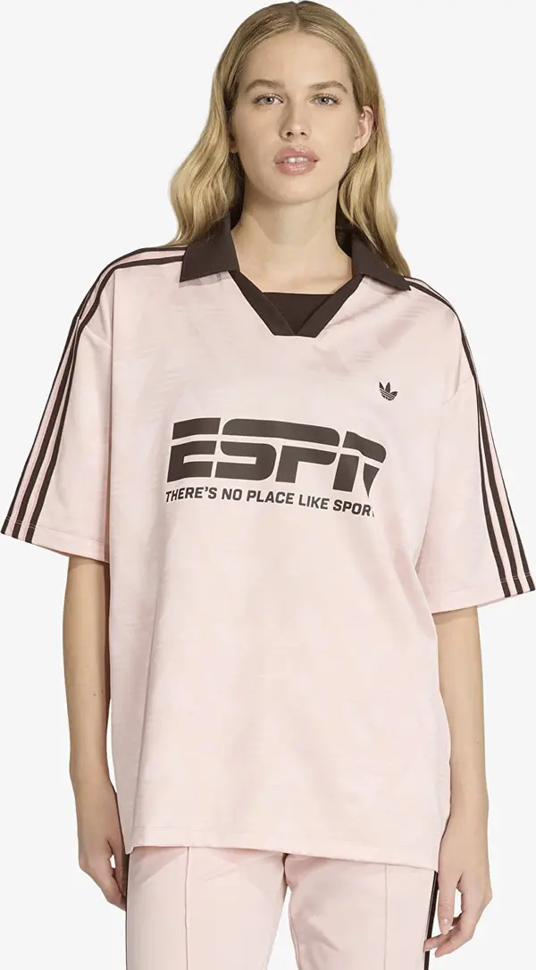 adidas Originals Dres adidas Football Jersey Sponsor Sandy Pink XS